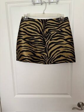 TUCKERNUCK Tiger Jacquard Meg Mini Skirt